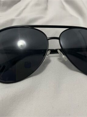 Quay Australia Black Aviator Sunglasses